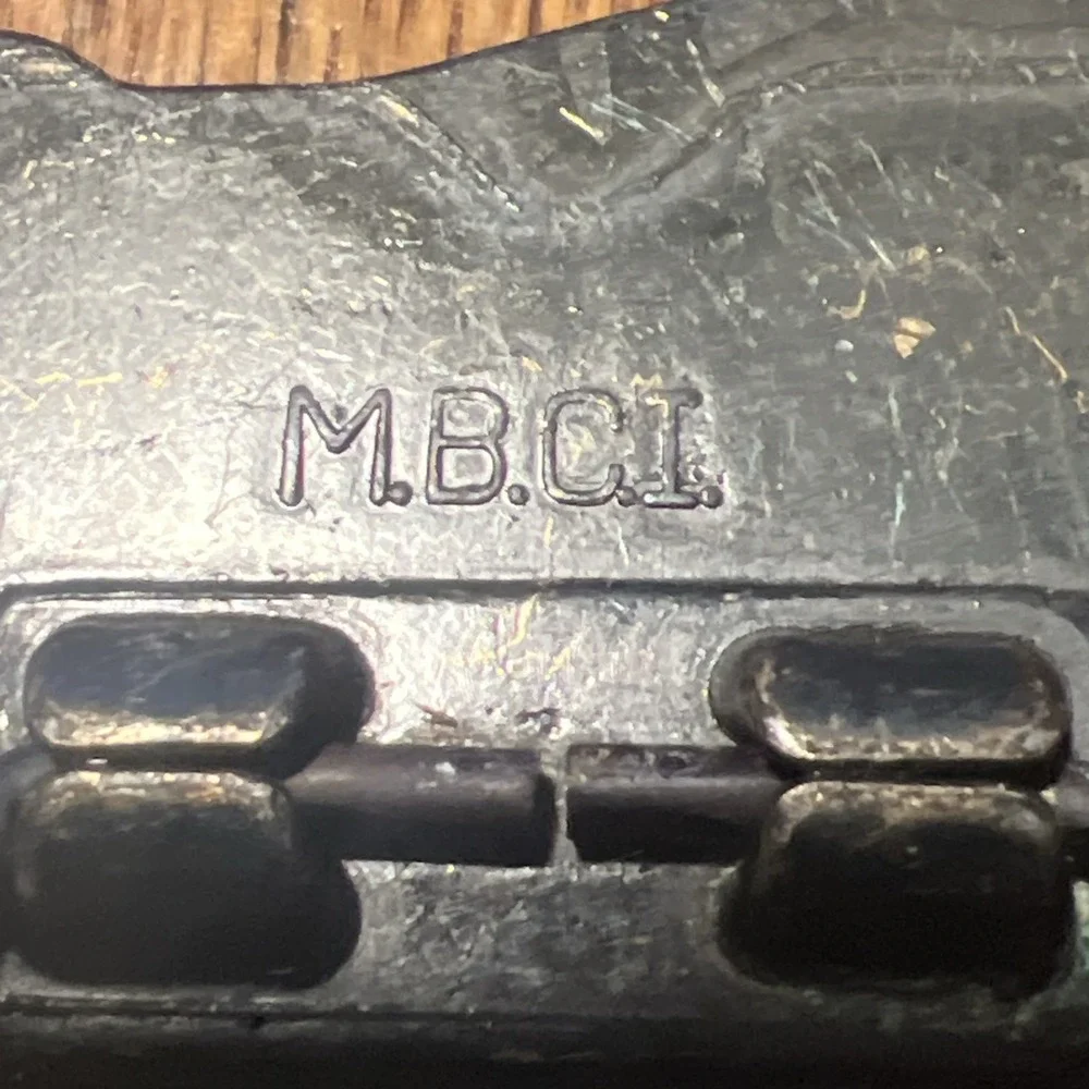 Vintage M.B.C.I. Solid Brass Name Belt Buckle – USA Cast Brass –EDDY – 1970s B12